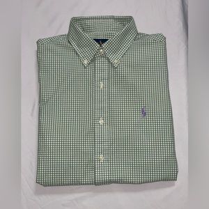 Green Ralph Lauren button down (Medium)